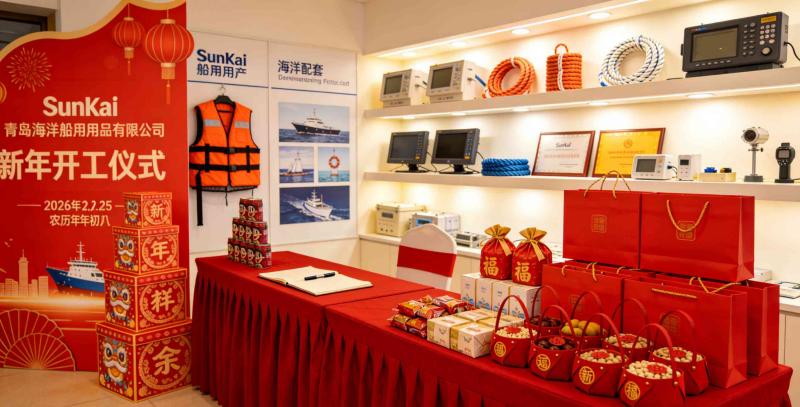 Qingdao SunKai Marine megtartja a 2026-os újévi megnyitó ünnepséget